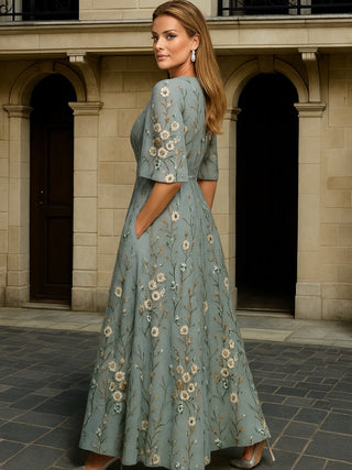 MD | Robe Longue Élégance Botanique