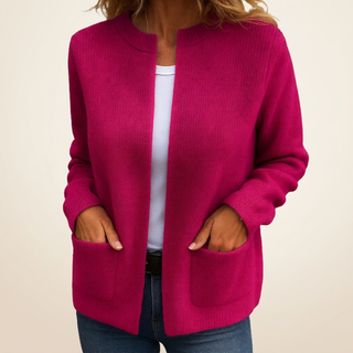 MD | GILET ZIPPÉ EN MAILLE DOUCE
