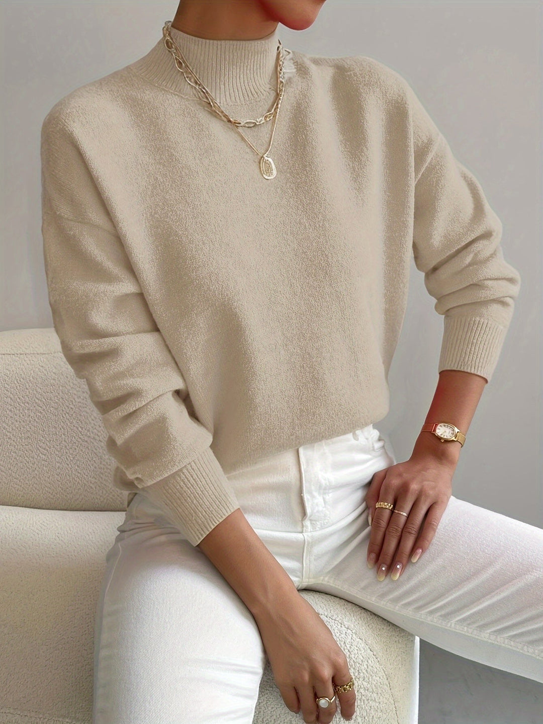 MD | PULL COL MONTANT DOUX