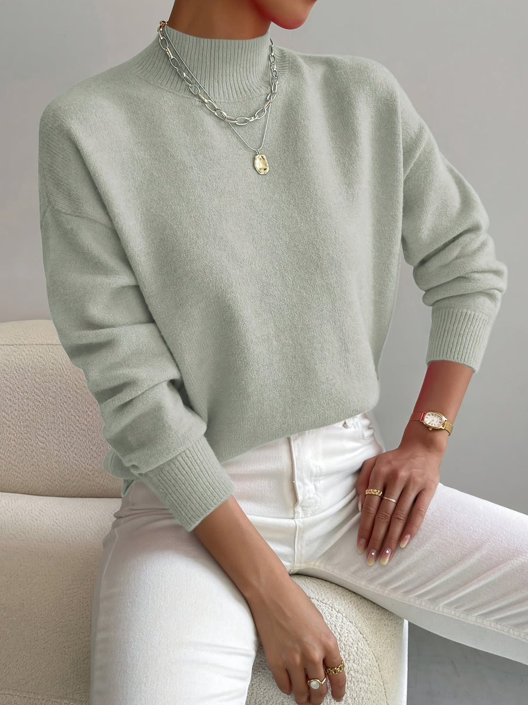 MD | PULL COL MONTANT DOUX