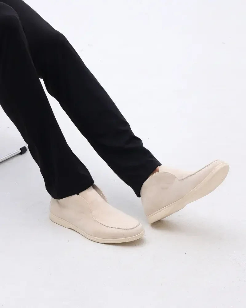 MD | MOCASSINS HAUTS EN DAIM – STYLE OLD MONEY