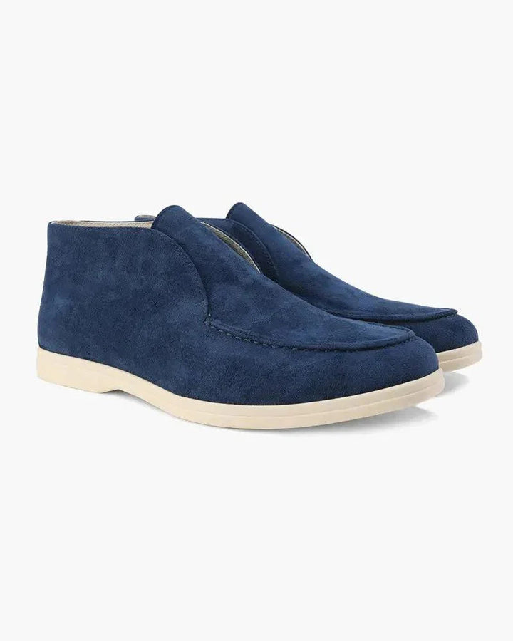 MD | MOCASSINS HAUTS EN DAIM – STYLE OLD MONEY