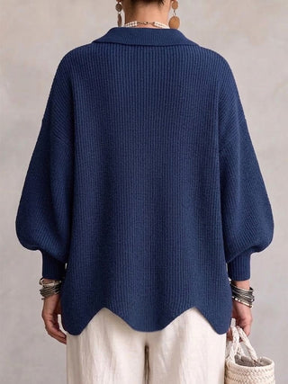 MD | GILET OVERSIZE BOUTONS DORÉS