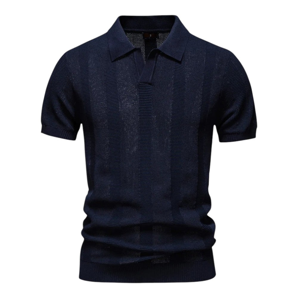 MD | POLO EN MAILLE ÉLEVÉE