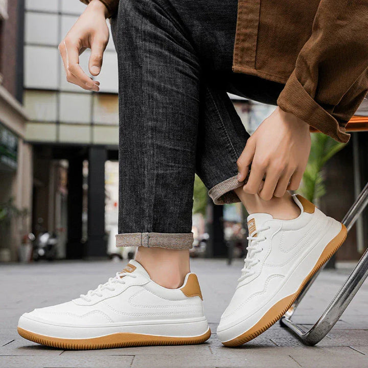 MD | BASKETS EN CUIR VÉRITABLE