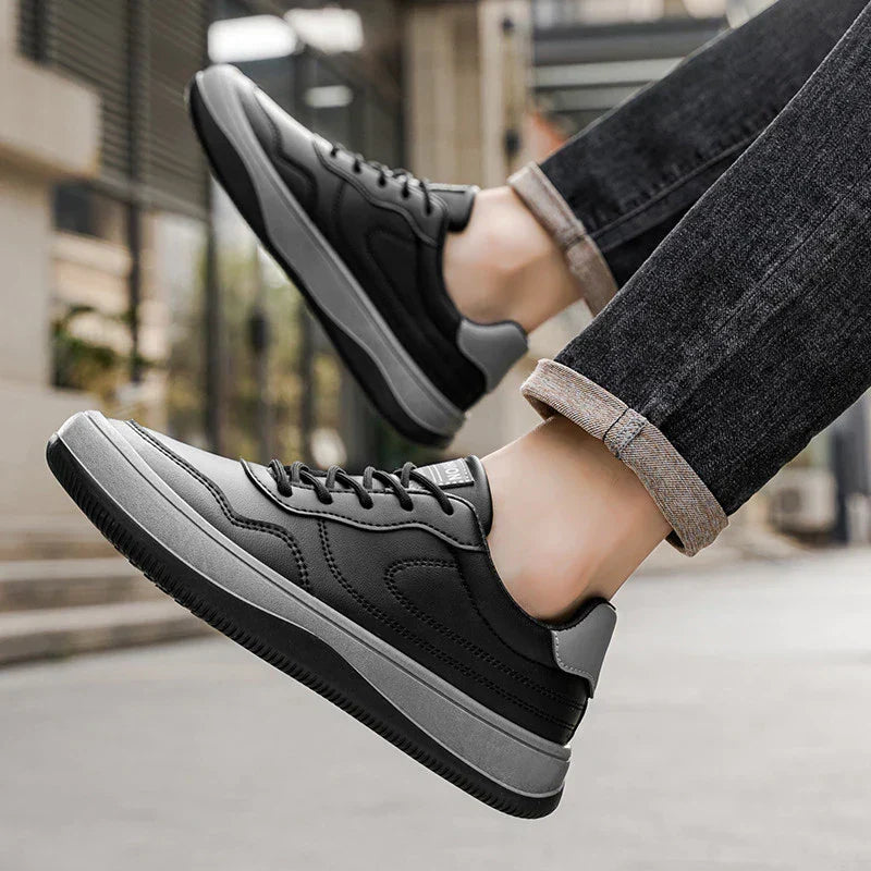 MD | BASKETS EN CUIR VÉRITABLE