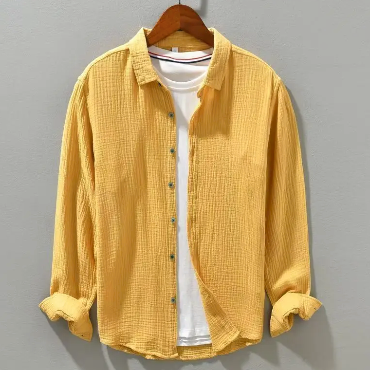 MD | CHEMISE ÉLÉGANTE EN COTON DOUX COMME DE LA SOIE