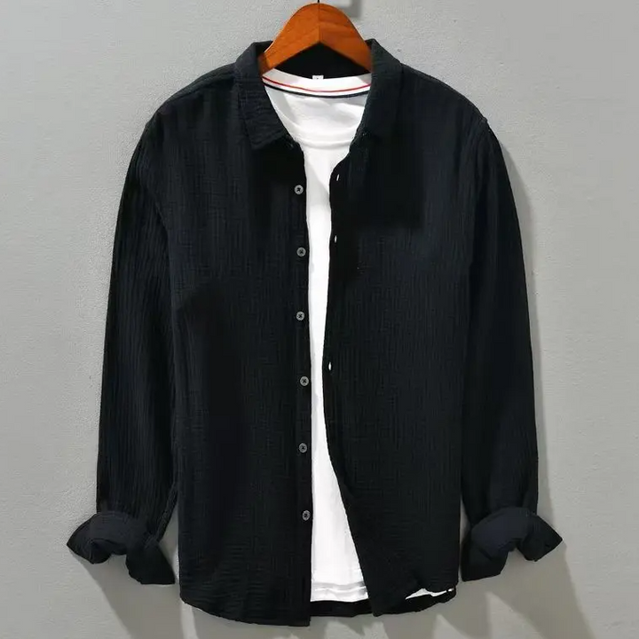 MD | CHEMISE ÉLÉGANTE EN COTON DOUX COMME DE LA SOIE