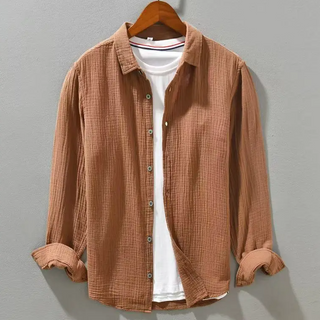 MD | CHEMISE ÉLÉGANTE EN COTON DOUX COMME DE LA SOIE