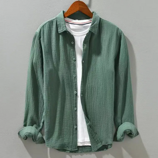 MD | CHEMISE ÉLÉGANTE EN COTON DOUX COMME DE LA SOIE