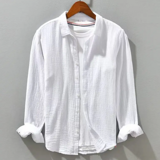 MD | CHEMISE ÉLÉGANTE EN COTON DOUX COMME DE LA SOIE