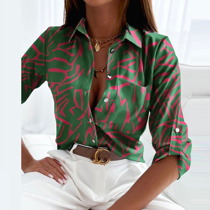 MD | Blouse Élégante avec Col