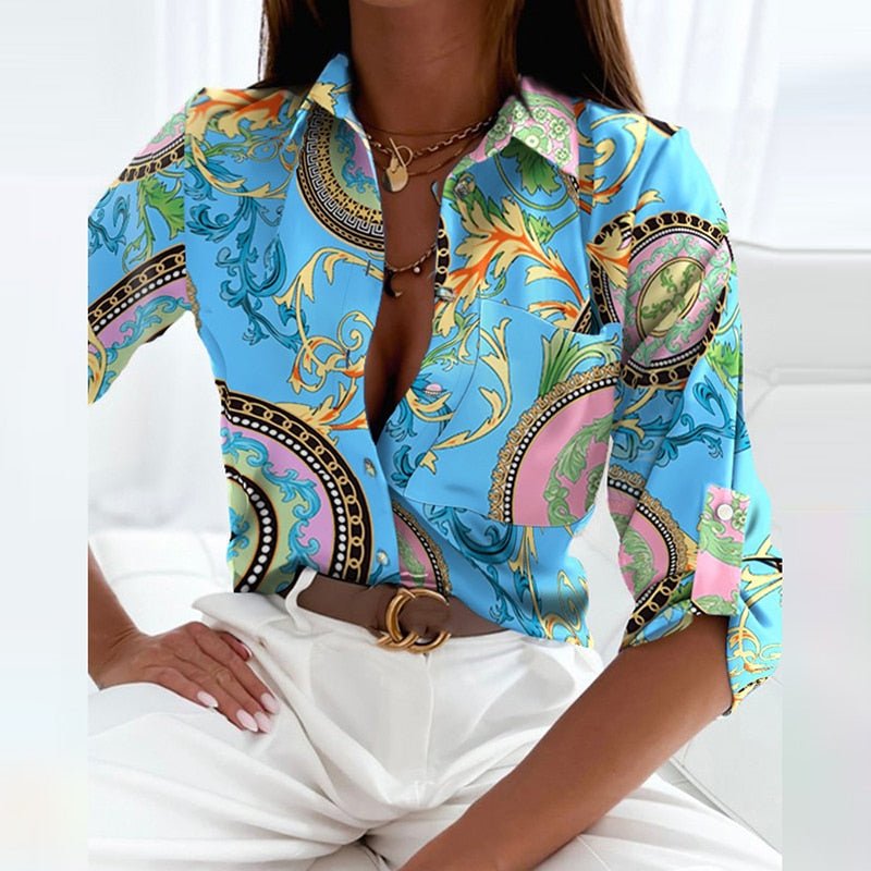 MD | Blouse Élégante avec Col
