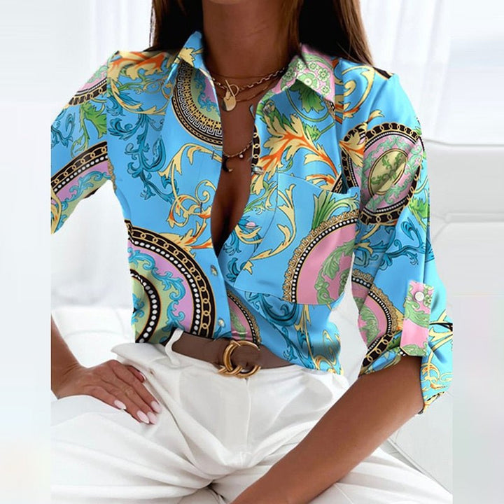 MD | Blouse Élégante avec Col